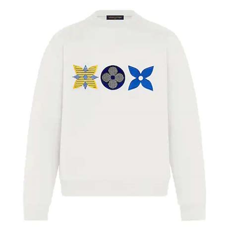 louis vuitton flower sweatshirt|louis vuitton sweatshirt sale.